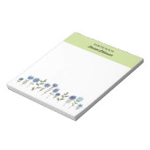 Dokumentvorlage für Blume Notizblock (Rotiert)