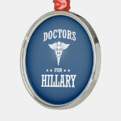 DOKUMOREN FÜR HILLARY SILBERNES ORNAMENT (Links)