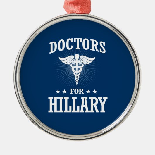 DOKUMOREN FÜR HILLARY SILBERNES ORNAMENT (Vorne)