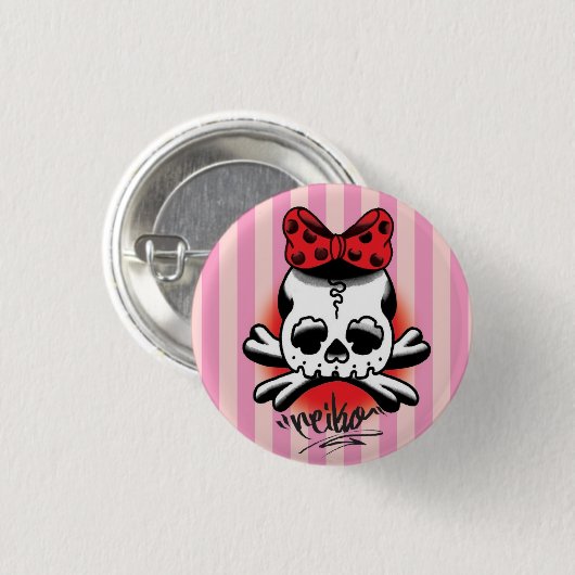 Dokuro chan Can Badge Button (Vorne & Hinten)