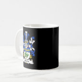 Dolan Coat of Arms Familienwappen Kaffeetasse (Vorderseite Links)