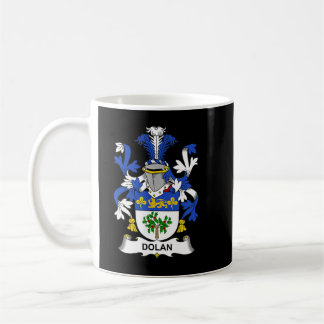 Dolan Coat of Arms Familienwappen Kaffeetasse