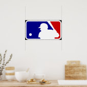dolanan bal kasti logo mlb jaman disik poster (Küche)