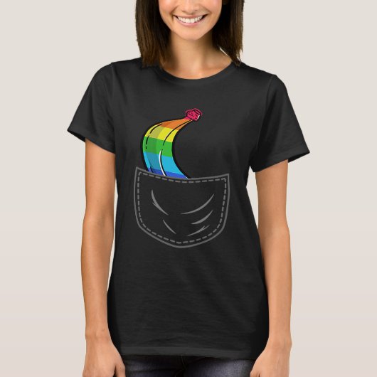 Dolce And Banana Banana Rainbow Chest Bag T-Shirt (Vorderseite)