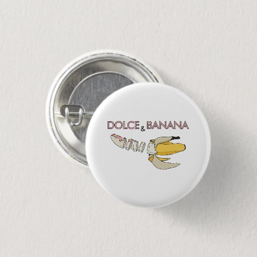 Dolce and Banane Button (Vorne & Hinten)