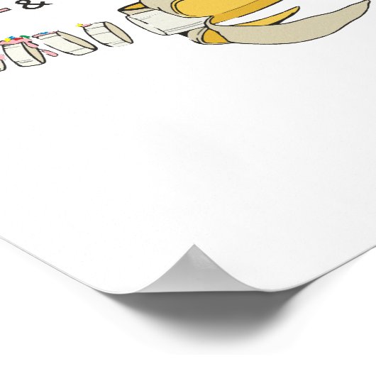 Dolce and Banane Poster (Ecke)