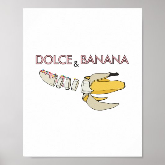Dolce and Banane Poster (Vorne)
