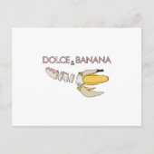 Dolce and Banane Postkarte (Vorderseite)