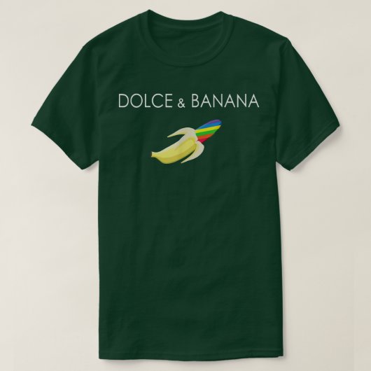 Dolce and LGBTQ Banana Funny Pride Graphic Niedlic T-Shirt (Design vorne)