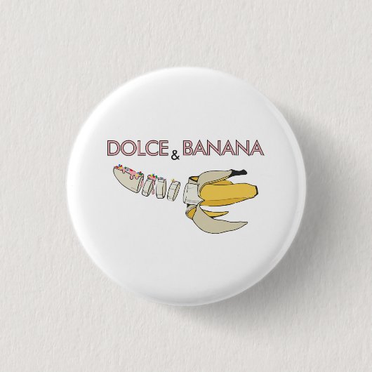 Dolce & Banana Button (Vorderseite)