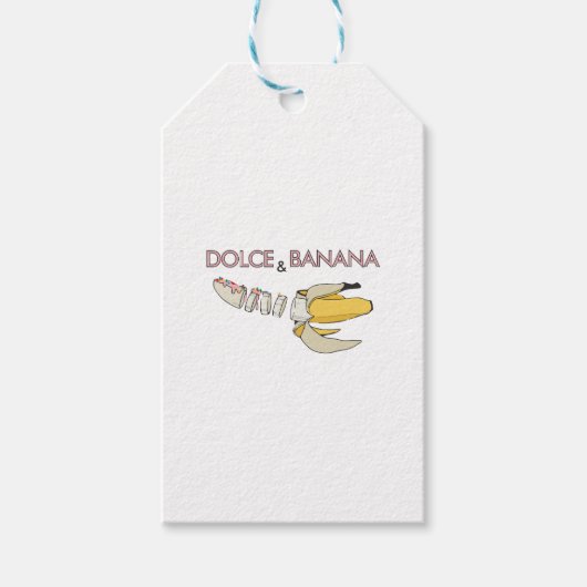 Dolce & Banana Geschenkanhänger (Vorderseite)