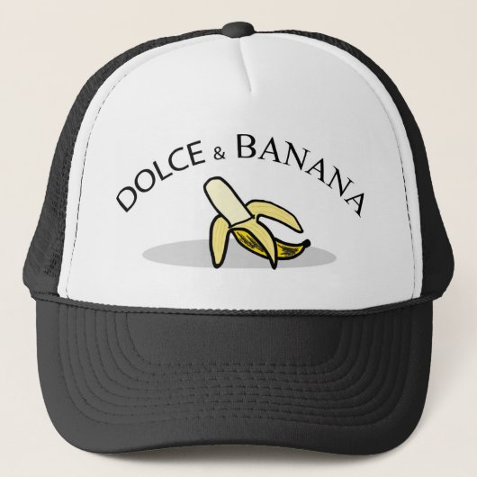 Dolce & Banana-Hut Truckerkappe (Vorderseite)