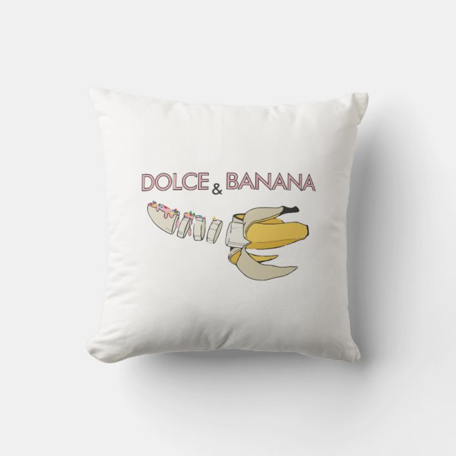 Dolce & Banana Kissen (Vorderseite)