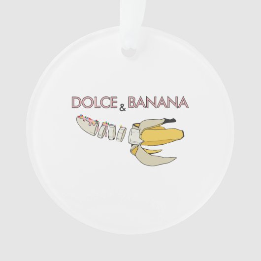 Dolce & Banana Ornament (Vorderseite)