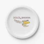 Dolce & Banana Pappteller (Vorderseite)