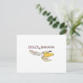Dolce & Banana Postkarte (Stehend Vorderseite)