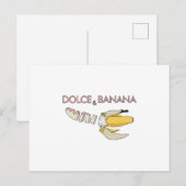 Dolce & Banana Postkarte (Vorne/Hinten)