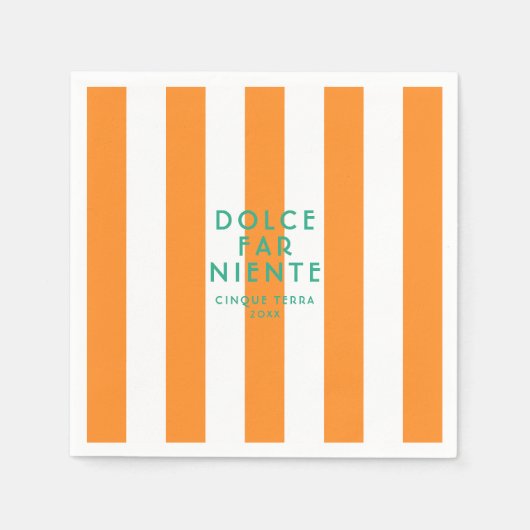 Dolce Far Niente Cinque Terra Serviette (Vorderseite)