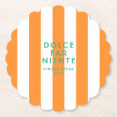 Dolce Far Niente Cinque Terra Untersetzer (Vorderseite)