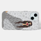 Dolce Far Niente Fashion Illustration Card Case-Mate iPhone Hülle (Rückseite (Horizontal))