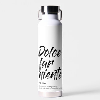 Dolce far niente - Phone Cover (White) Trinkflasche