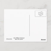 dolce far niente - sweet Nothing - Godward Postkarte (Rückseite)