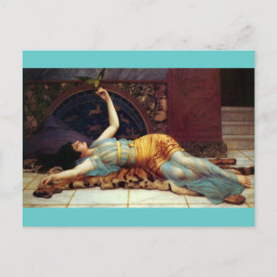 dolce far niente - sweet Nothing - Godward Postkarte