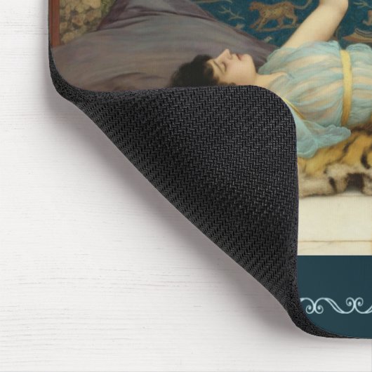 Dolce Far Niente von John Godward Mousepad (Ecke)
