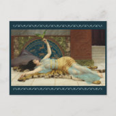Dolce Far Niente von John Godward Postkarte (Vorderseite)