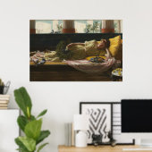 DoLCE FaR NiENTE, von John William Waterhouse -188 Poster (Heimbüro)