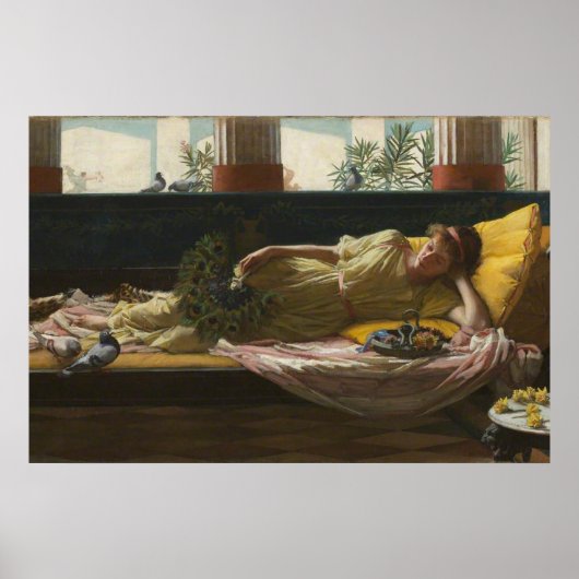 DoLCE FaR NiENTE, von John William Waterhouse -188 Poster (Vorne)