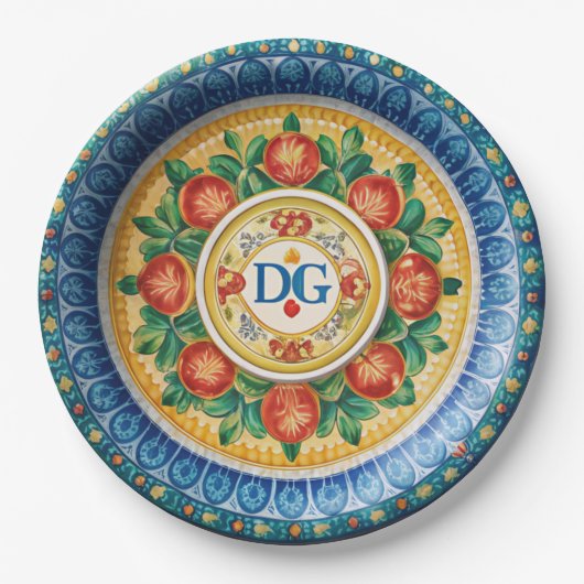 Dolce & Gabbana Carretto Siciliano Teller (Vorderseite)