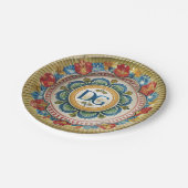 Dolce & Gabbana Chic Luxus auf einer Papierplatte Pappteller (Schrägansicht)