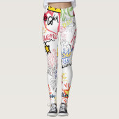 Dolce Gabbana New Season Modern Typography Design Leggings (Vorderseite)