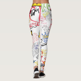 Dolce Gabbana New Season Moderne Typografie Design Leggings