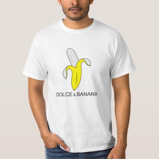 dolce und der Banane lustiger Spaß-T - Shirt (Vorderseite)