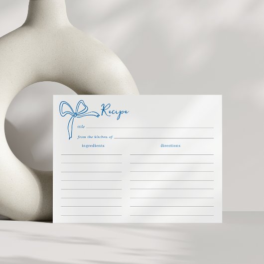 Dolce Vita Brautparty Rezept Card Postkarte