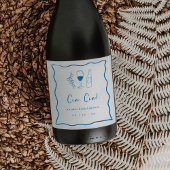 Dolce Vita Brautparty Weinetikett