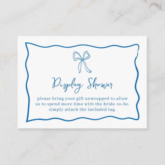 Dolce Vita Display Dusche Begleitkarte (Vorderseite)