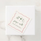 Dolce Vita Handgeschriebenes Brautparty Geschenkanhänger (Beispiel)