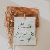 Dolce Vita handgeschriebenes Wedding Menu Geschenktütchen