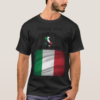 Dolce Vita Italien 2024 in Paris für Olympiade T-Shirt