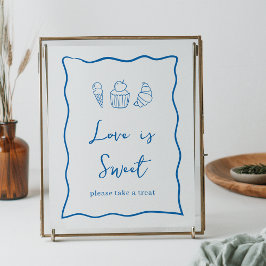 Dolce Vita Italienisches Brautparty Süße Leckereie Poster