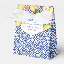 Dolce Vita Lemons Rosa Blume Hochzeit Geschenkschachtel