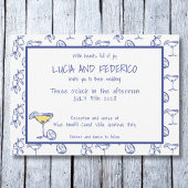 Dolce Vita Limoncello Italienische Hochzeit Einladung