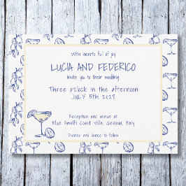 Dolce Vita Limoncello Italienischer Butter Gelb Einladung