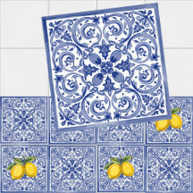 Dolce Vita Meditarrean Blue Italy Tiles