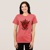 Dolchstoß Herz T-Shirt Tri-Blend Shirt (Vorderseite voll)