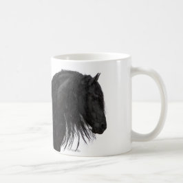 Dolci-Vita-Friesischer Stallion Kaffeetasse