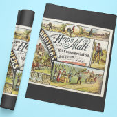 Dole Brothers Ad Hops und Malt Ephememery Geschenkpapier
